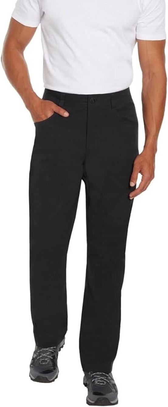 Orvis Men’s Fleece Lined Stretch Fabric Pant Black 42x32 New With Tag!
